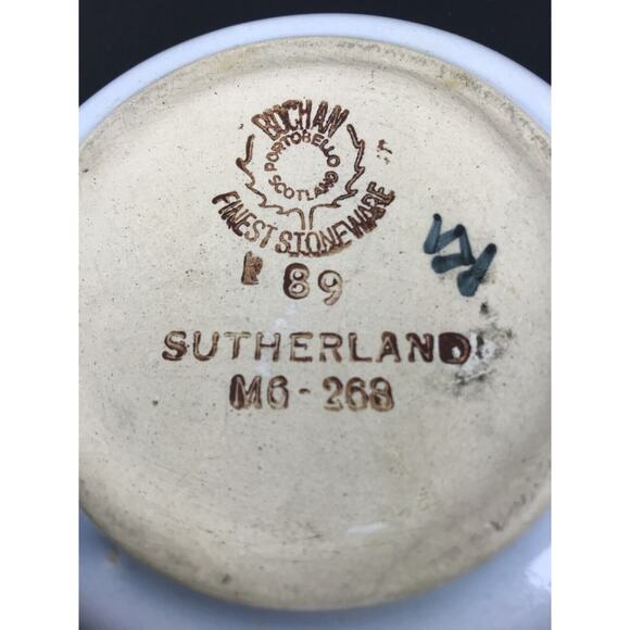 Vintage Buchan Stoneware Pottery Sutherland Coaster Trinket Scotland 4 1/8 - Picture 7 of 11
